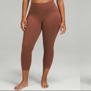 Lululemon Ancient Copper InStill HR Tight 25". Women’s Size 4.
